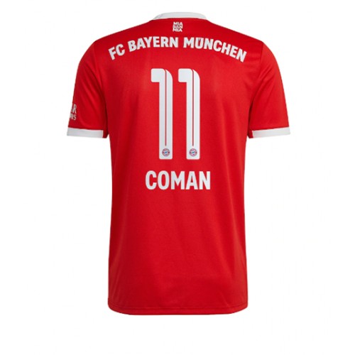 Fotbalové Dres Bayern Munich Kingsley Coman #11 Domácí 2022-23 Krátký Rukáv
